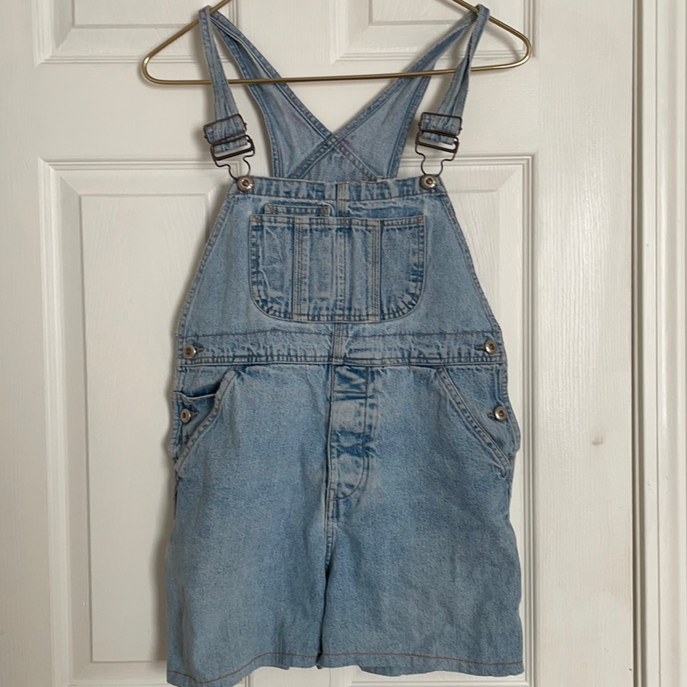 Vintage denim overalls